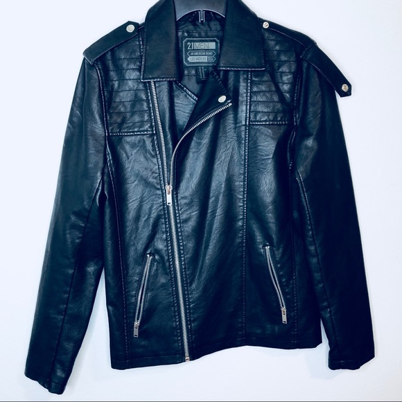 forever 21 jackets coats mens motto leather jacket poshmark